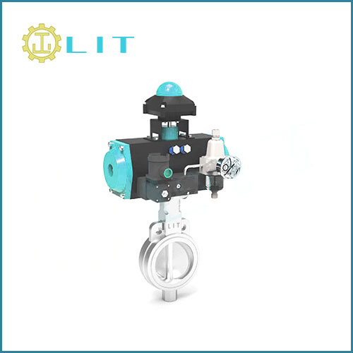 双偏心蝶阀，Lit力特工业阀门产品示例